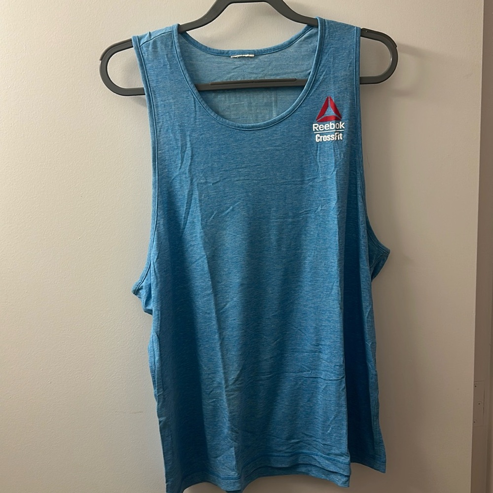 Reebok Men’s 2020 CrossFit Games Tank Top, Blue, Lg